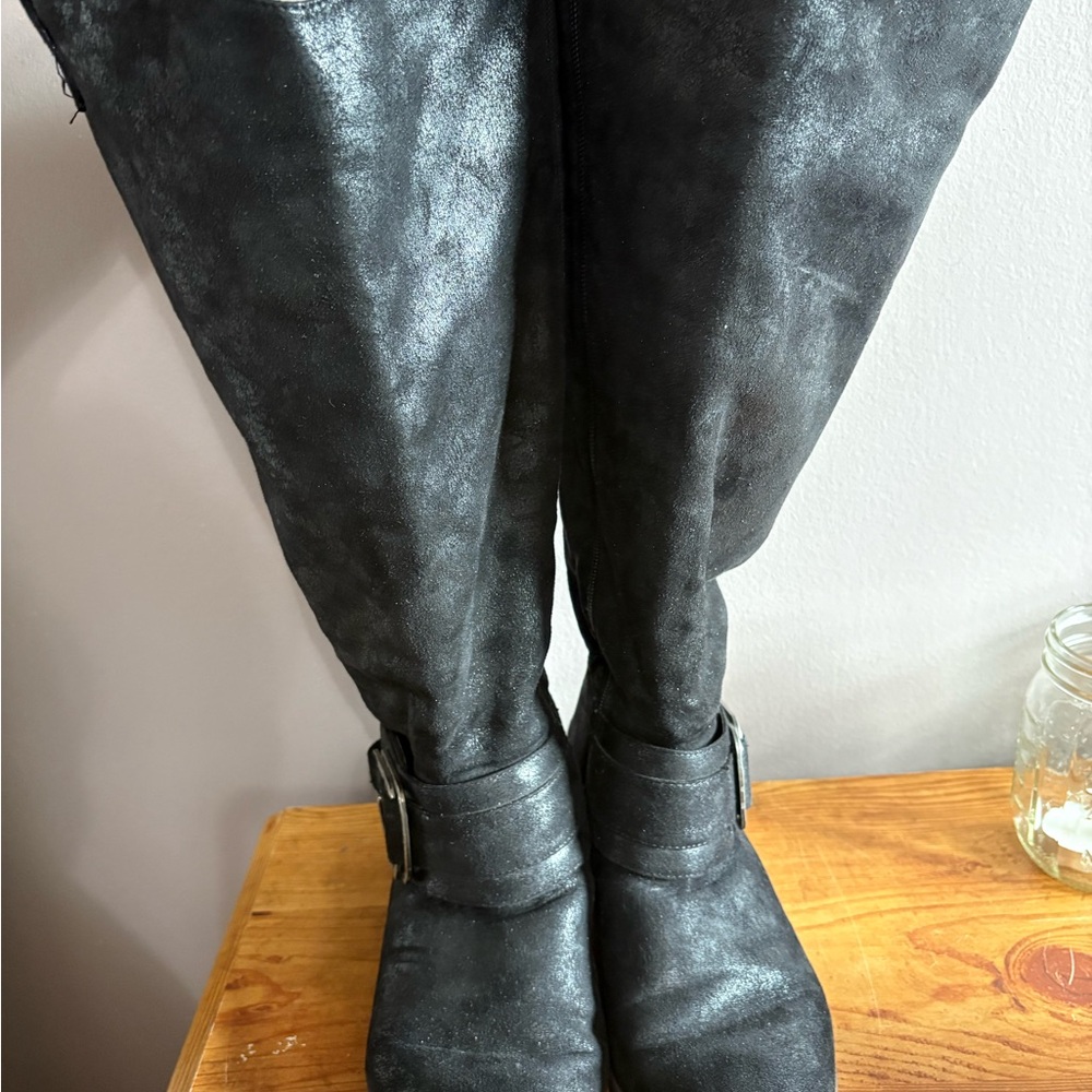 Torrid Black Over the Knee Boots